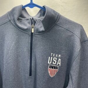 Team Apparel USA Pullover Half Zip Olympic Team USA Pullover Large